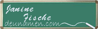 Janine Fische Visitenkarte